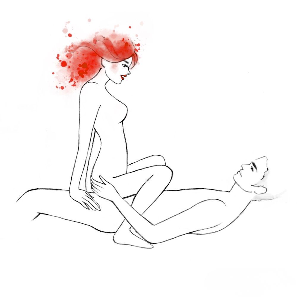 Asian Cowgirl position