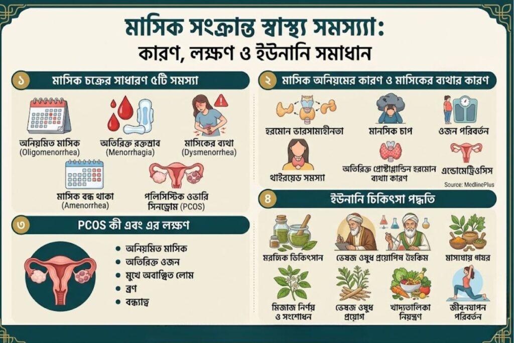 মাসিকের অনিয়ম ও ব্যথা, PCOS-এর সঙ্গে সম্পর্ক
