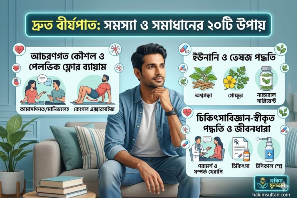 দ্রুত বীর্যপাতের জন্য ২০টি কার্যকর কৌশল ও পরামর্শ | হেকিম সুলতান 2 দ্রুত বীর্যপাত বন্ধ করার উপায় দেখাচ্ছেন হেকিম সুলতান