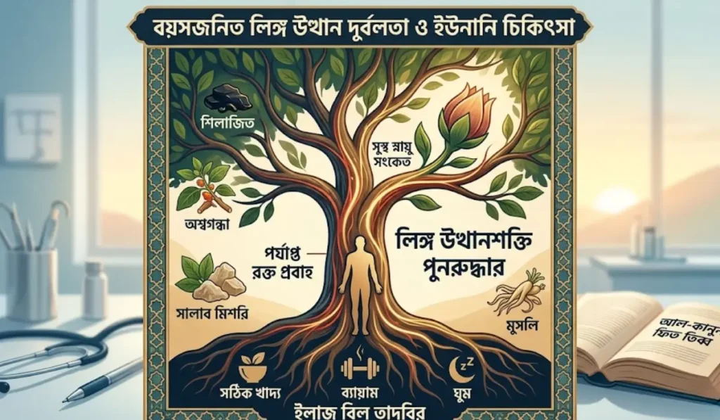 বয়স বাড়ার সাথে পুরুষের লিঙ্গ শক্ত না হওয়ার ইউনানি চিকিৎসা পদ্ধতি