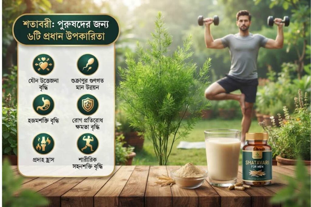 শতাবরী ছেলেদের জন্য উপকারিতা