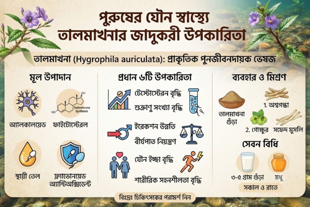 তালমাখনা বীজ ও পুরুষের যৌন স্বাস্থ্য উপকারিতা