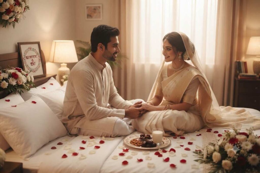 প্রথম দাম্পত্য রাতের প্রস্তুতি