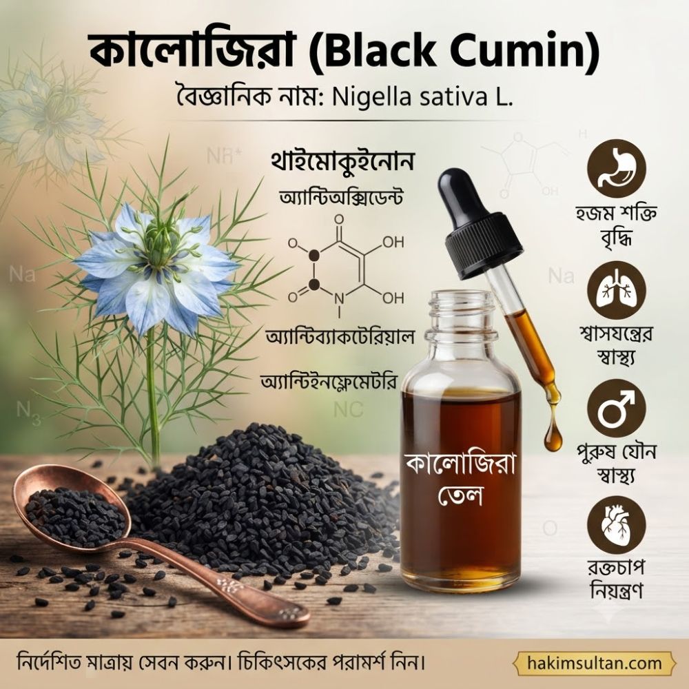 কালোজিরার উপকারিতা, উপাদান ও খাওয়ার নিয়ম